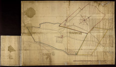[Plan du canton de Palente]. 200 toises de Besançon /accounts/mnesys_besancon/datas/ [dessin] / par Jean Regnardet du 13e septembre 1714 , [Besançon] : J. Renardet, 1714