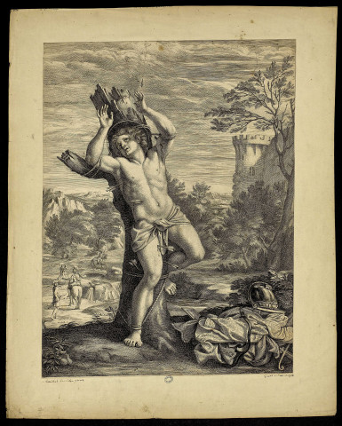 Martyre de saint Sébastien [image fixe] / Annibal Carrache ; Gérard Audran , 1660/1703