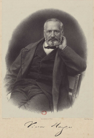 Victor Hugo [image fixe] / Bornemann fecit ; Pierre Petit Photog  ; Imp. Lemercier et C.ie Paris Lemercier et C.ie1865