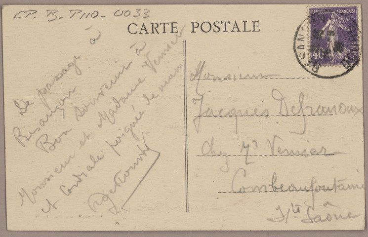 Besançon. Faubourg Rivotte [image fixe] , S.l. ; Mâcon : Edit Au Grand Turc : CIM, 1903/1926