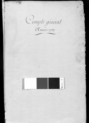 Comptes de la Ville de Besançon, recettes et dépenses, Compte de Pierre Bourdarye (1789) (double du précédent)