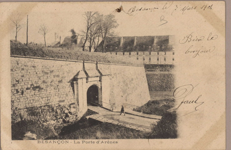 Besançon. - La Porte d'Arène - [image fixe] , Besançon, 1897/1904