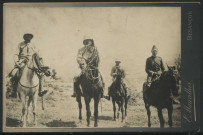 Mauvillier, Emile. Quatre soldats à cheval
