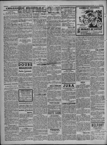 22/11/1939 - Le petit comtois [Texte imprimé] : journal républicain démocratique quotidien