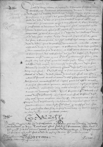 Ms Granvelle 89 - Lettres à M. de Vergy. Tome III. Correspondance des gouverneurs de Bourgogne, de la famille de Vergy, comtes de Champlitte, savoir : Guillaume IV (mort en 1520), Claude (1520-1560), Guillaume V (1560-1591), Claude II (1591-1602), Clériadus (1603-mort après 1615)