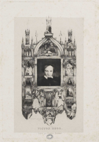 Victor Hugo [image fixe] / Célestin Nanteuil , Paris : publié par Eugène Renduel, 1855/1865