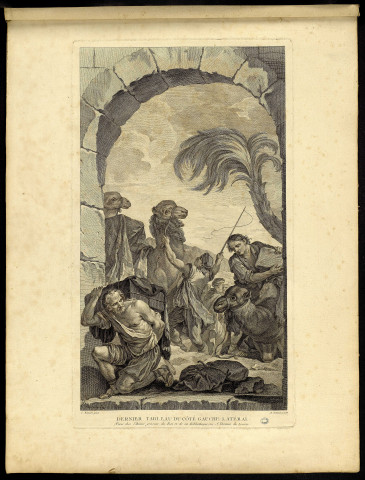 [Dromadaires] [image fixe] / C. Natoire pinx ; St Fessard Sculp.1756 , à Paris chez l'auteur graveur du Roi et de sa bibliothèque rue St Thomas du Louvre, 1756