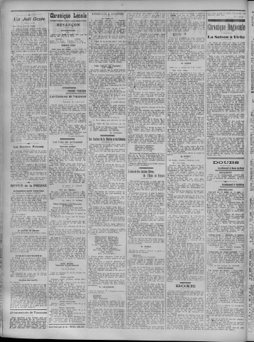 05/08/1912 - La Dépêche républicaine de Franche-Comté [Texte imprimé]