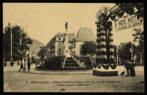 Besançon - Fêtes Présidentielles des 13, 14 et 15 Août 1910 - Avenue Carnot - Place Flore. [image fixe] , Paris : I P. M Paris, 1904/1910