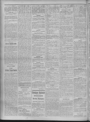08/05/1908 - La Dépêche républicaine de Franche-Comté [Texte imprimé]