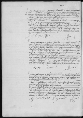 Registre des décès, 1911