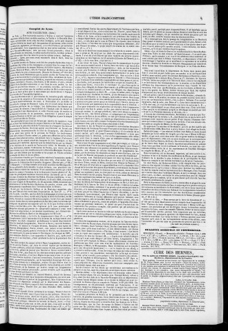 13/08/1851 - L'Union franc-comtoise [Texte imprimé]