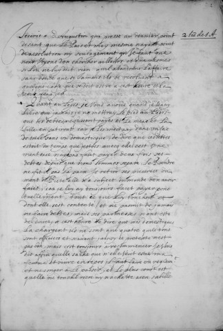 Ms 1121 - « Copies des lettres escrites par Son Alteze de Lorraine [le duc Charles IV] à monsieur Claude-François Pelletier, pendant son séjour à Madrid » (1657-1658)