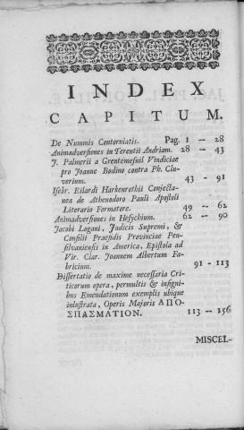 Miscellaneae observationes criticae novae in auctor. veteres et recentiores (opera Jac.-Phil. d'Orville)