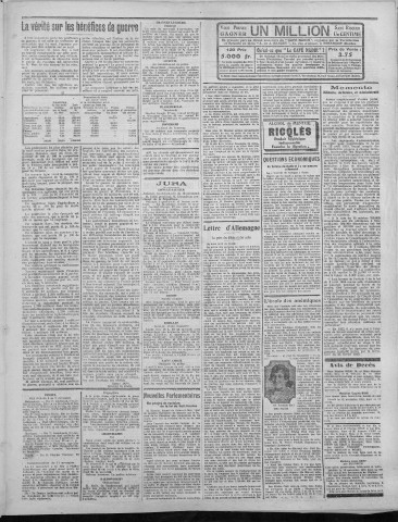 14/11/1921 - La Dépêche républicaine de Franche-Comté [Texte imprimé]