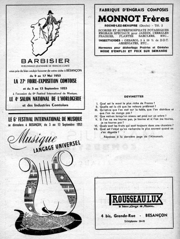 Barbizier [Texte imprimé] 1954