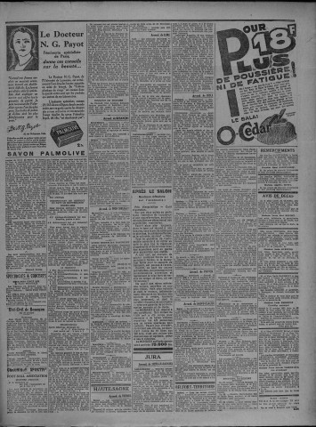 28/10/1930 - Le petit comtois [Texte imprimé] : journal républicain démocratique quotidien