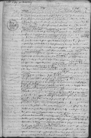 Ms Granvelle 101 - Supplément aux lettres contenues dans la correspondance du cardinal de Granvelle. Tome III. (17 octobre 1574-26 octobre 1576)