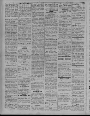 08/11/1907 - La Dépêche républicaine de Franche-Comté [Texte imprimé]