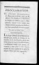 Proclamation de l'évêque métropolitain du département du Doubs, faite par M. Monnot, vice-président de ce département et président de l'élection, avant la messe solennelle, chantée à cette occasion dans l'église cathédrale, en présence des électeurs, des corps administratifs et de tout le peuple, le mardi 15 février 1791