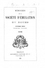 20/01/1906 - Mémoires de la Société d'émulation du Doubs [Texte imprimé]