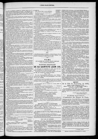 13/04/1878 - L'Union franc-comtoise [Texte imprimé]