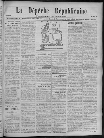 29/07/1906 - La Dépêche républicaine de Franche-Comté [Texte imprimé]