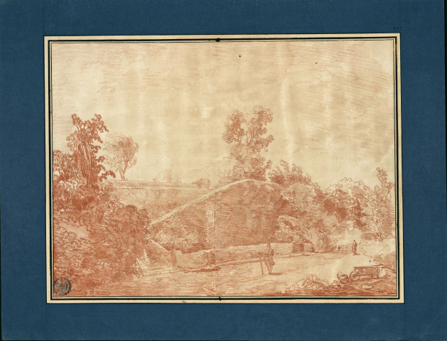 23 - Homme devant un escalier menant à une terrasse , , [1763-1765]