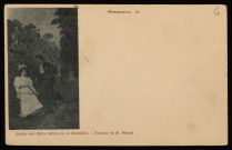 Besançon, le ... Casino des Bains Salins de la Mouillère. - Tableau de M. Picard [image fixe] , 1897/1903