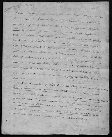 Ms 607 - Correspondance de Jean Lévesque de Burigny et de Louis-Jean et Jean-Simon Lévesque de Pouilly