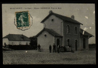 Doubs - Montrond - La Gare.- Maison Decreuse. Vins en Gros [image fixe] , 1904/1910