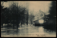 Besançon - Inondations de Janvier 1910 - Micaud - Le Chalet. [image fixe] , Besançon : Editions Mauvillier, 1904/1910