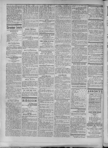 23/07/1917 - La Dépêche républicaine de Franche-Comté [Texte imprimé]