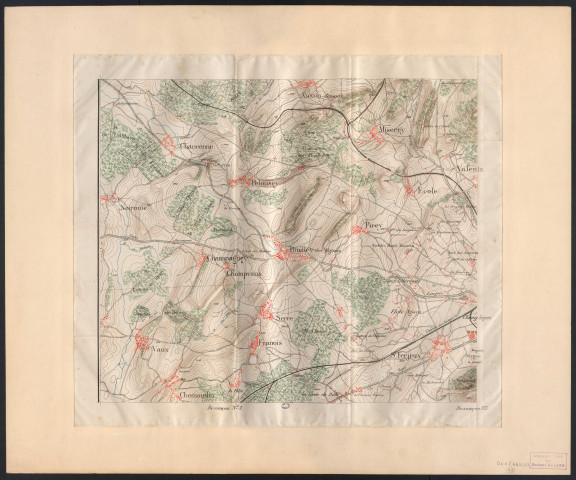 Environs de Besançon [Document cartographique] , 1900/1999