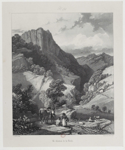 Le Château de La Roche [image fixe] / J.D. Harding lithog.  ; imprimé par C. Hullmandel : imprimé par C. Hullmandel, 1798/1850