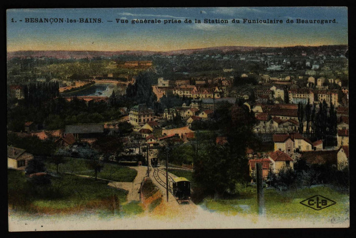 Besançon - Besançon - Vue générale sur le Quartier des Bains. [image fixe] , Besançon : Etablissements C. Lardier - Besançon (Doubs), 1904/1930