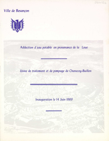 Inauguration de la donation Georges et Adèle BESSON au Musée des Beaux-arts	le 04/12/1970.
Inauguration du bâtiment technique et administratif de la caserne des sapeurs-pompiers	le 25/10/1970.
Inauguration du Pavillon du Tourisme	le 23/11/1969.
Pose de la première pierre de l'usine d'incinération le 08/11/1969.
Inauguration du boulodrome d'Arènes le 08/11/1969.
Inauguration du Musée populaire comtois (agriculture traditionnelle) le 10/09/1969.
Inauguration de la station de pompage de Chenecey Buillon	le 14/06/1969.
Inauguration des réémetteurs télévision de la Jourande	le 01/03/1969.
Inauguration du parc à voitures rue de la Cassotte le 12/11/1968.
Visite des nouvelles salles du Muséum et de l' extension du zoo le 16/11/1968.
Inauguration du marché de gros. Visite des travaux de modernisation des abattoirs	le 12/10/1968.
Inauguration du groupe scolaire Jean Macé	le 04/05/1968.
Inauguration de la liaison gare Viotte-centre-ville et du premier tronçon du boulevard de la Grette le 30/03/1968.
Inauguration du Palais des sports (ou salle des sports) le 10/02/1967.
Inauguration de l'école de l'Epitaphe et de la cantine Pierre Brossolette	le 23/01/1963.
Visite du centre aéré de Bregille le 06/07/1963.
Visite d'achèvement du boulevard Nord le 20/02/1965.