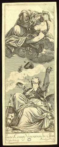 [Série d'allégories] [estampe] / V. Lefebre del. et sculp.  ; Paulus Caliary Veronensis in. & pinx. , Venetys : J. Van Campen, [1642-1680]