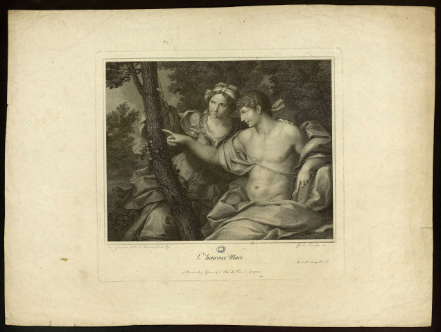 L'heureux mari [image fixe] / Dom. Zampieri dello il domenichino dip. Giulio Tomba inc ; Fessari , Paris, chez Fessari of C. rue du Foin St Jacques, 1791/1841