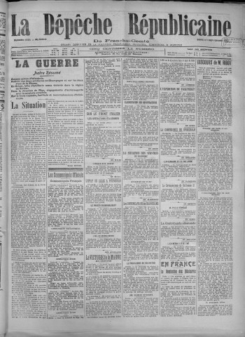 08/09/1917 - La Dépêche républicaine de Franche-Comté [Texte imprimé]