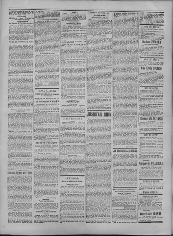 08/03/1916 - La Dépêche républicaine de Franche-Comté [Texte imprimé]