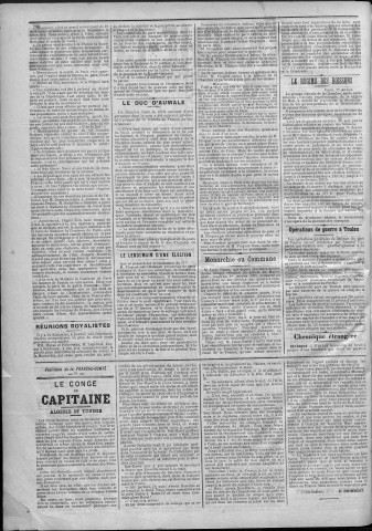 25/01/1889 - La Franche-Comté : journal politique de la région de l'Est