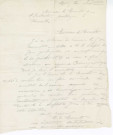 1954.6.32 - Lettre de Joseph Lanfrey adressée à Monsieur le Ministre de l'Instruction publique à Versailles