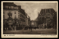 Besançon. - Le Rond-Point de la République [image fixe] , Strasbourg : C. A. D - Cie des Arts Photomécanique, 1930/1950