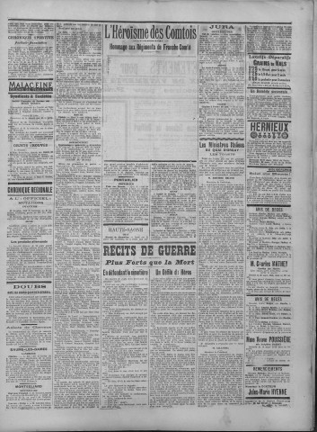 28/03/1916 - La Dépêche républicaine de Franche-Comté [Texte imprimé]