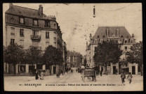 Besançon. - Avenue Carnot - Hôtel des Bains et entrée du Casino [image fixe] , Besançon : Phototypie artistique de l'Est C. Lardier, C. L. B. , Besançon (Doubs), 1904/1916