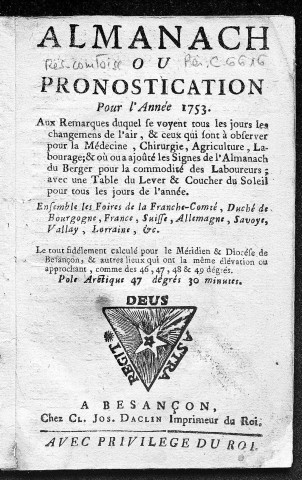 1753 - Dieu soit béni [Texte imprimé]