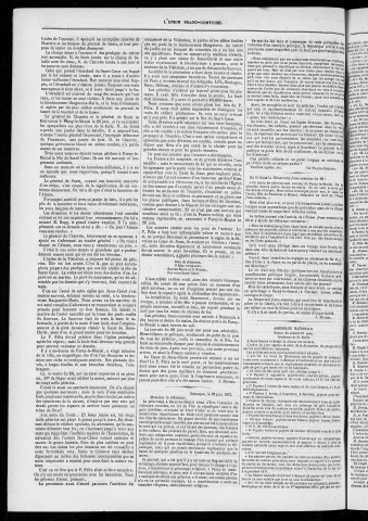 23/06/1873 - L'Union franc-comtoise [Texte imprimé]