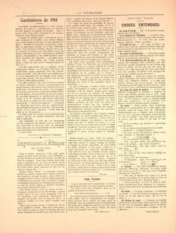 La Fourragère [Texte imprimé] : Journal des poilus de la 51ème d'infanterie /