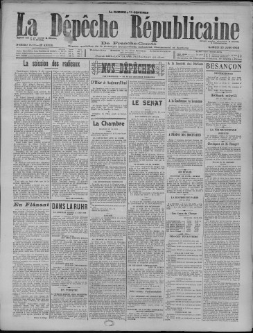 23/06/1923 - La Dépêche républicaine de Franche-Comté [Texte imprimé]